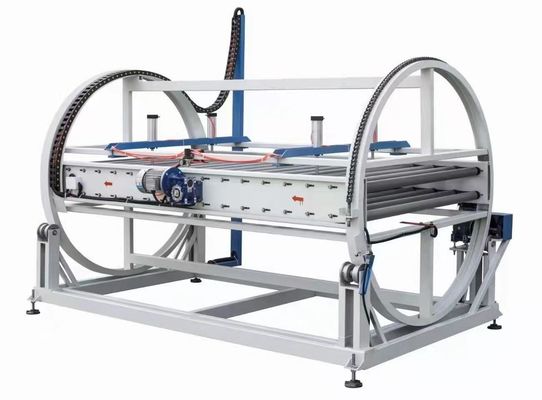 Wooden Door Production Line With Conveyor With 180 Degree Steering / Panel Turnover Machine