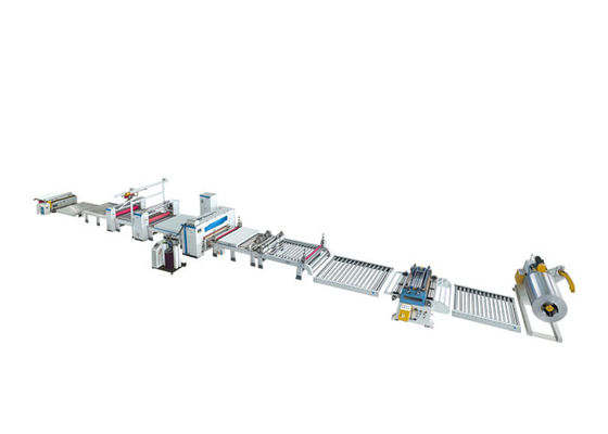 Roll-to-roll-maschine für die Lamination und Beschichtung von Aluminium
